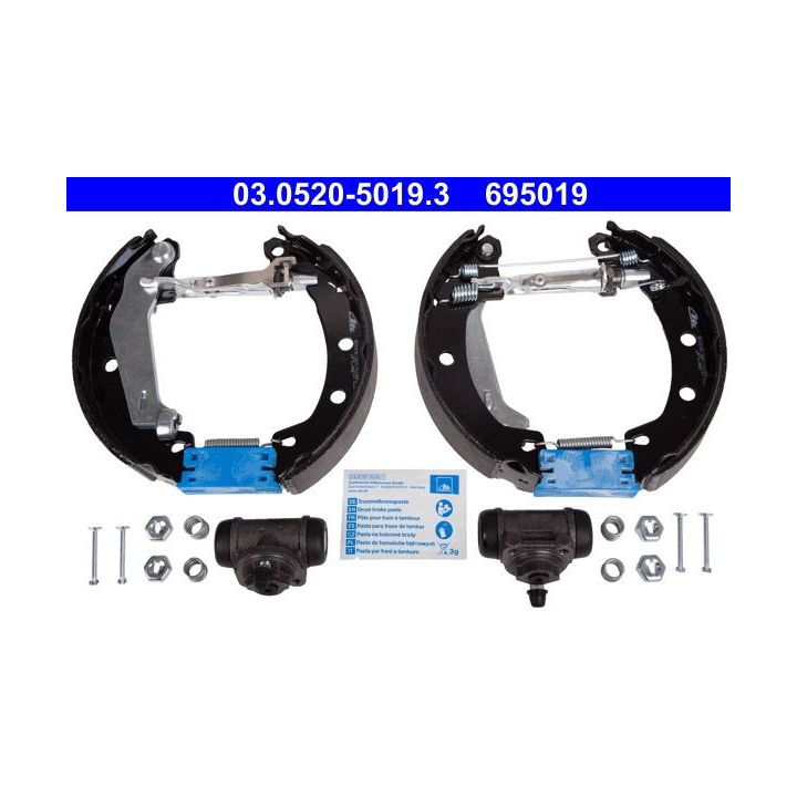 Stabdžių trinkelių komplektas ATE 03.0520-5019.3