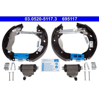 Stabdžių trinkelių komplektas ATE 03.0520-5117.3