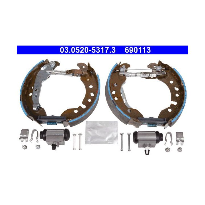 Stabdžių trinkelių komplektas ATE 03.0520-5317.3