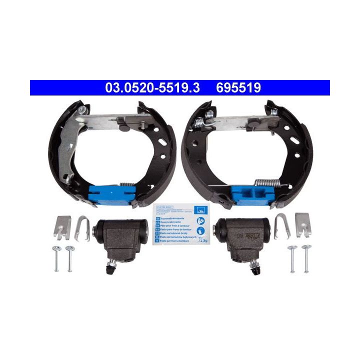 Stabdžių trinkelių komplektas ATE 03.0520-5519.3