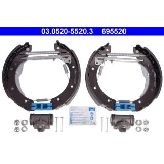 Stabdžių trinkelių komplektas ATE 03.0520-5520.3