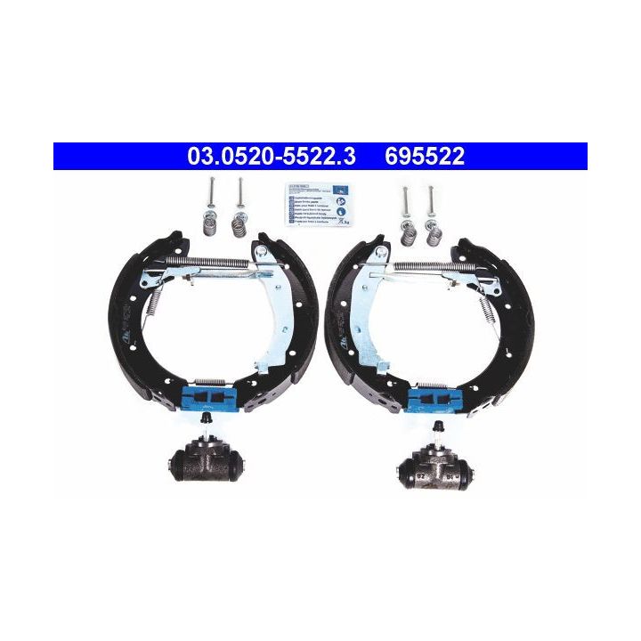 Stabdžių trinkelių komplektas ATE 03.0520-5522.3