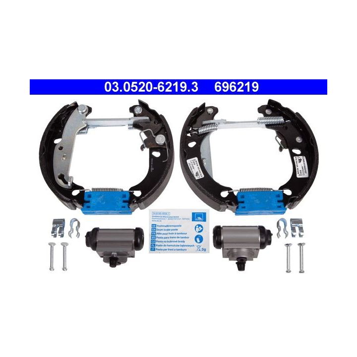 Stabdžių trinkelių komplektas ATE 03.0520-6219.3