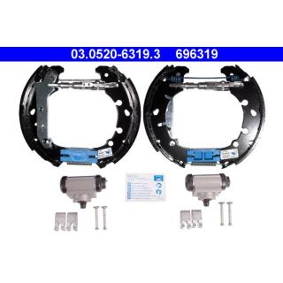Stabdžių trinkelių komplektas ATE 03.0520-6319.3