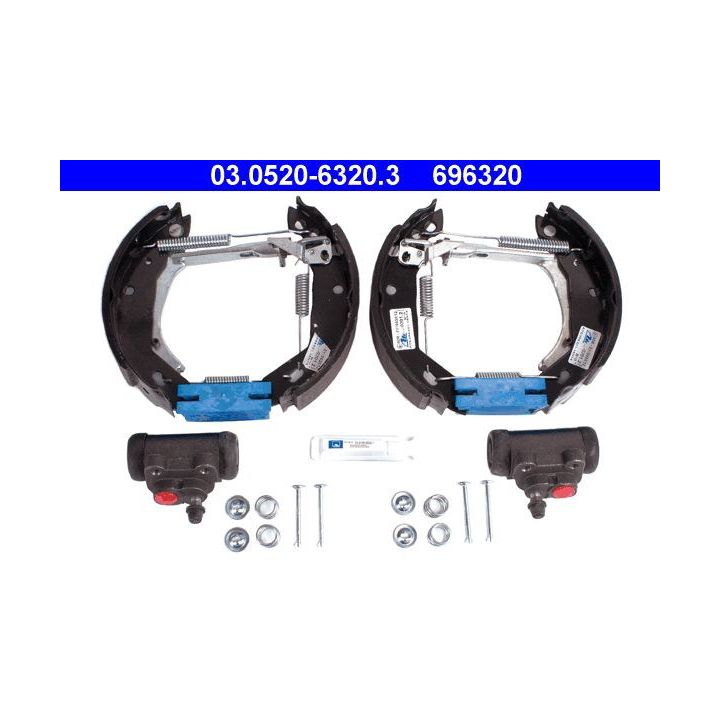 Stabdžių trinkelių komplektas ATE 03.0520-6320.3