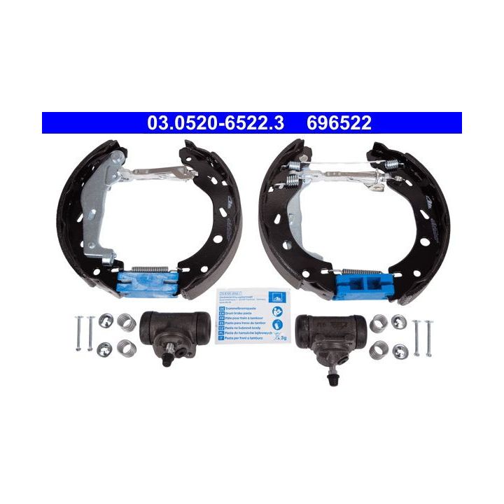 Stabdžių trinkelių komplektas ATE 03.0520-6522.3