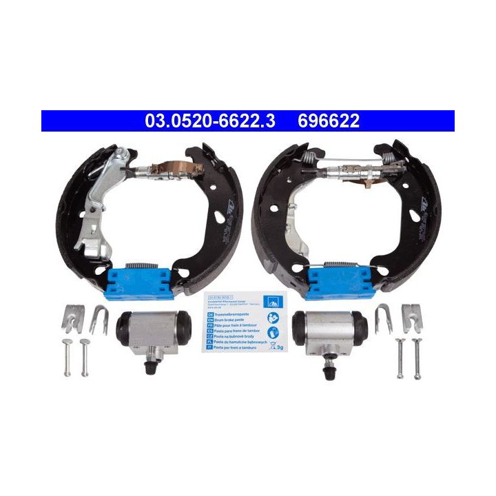 Stabdžių trinkelių komplektas ATE 03.0520-6622.3