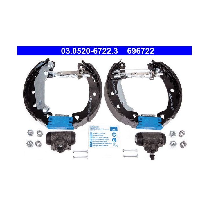 Stabdžių trinkelių komplektas ATE 03.0520-6722.3