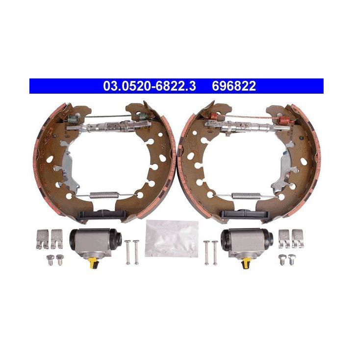 Stabdžių trinkelių komplektas ATE 03.0520-6822.3