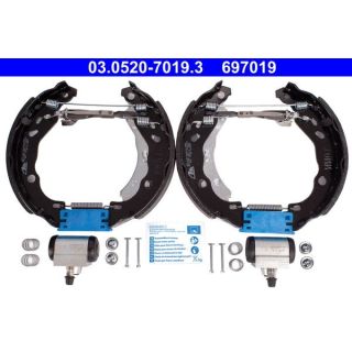 Stabdžių trinkelių komplektas ATE 03.0520-7019.3