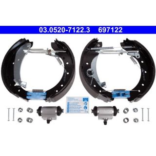 Stabdžių trinkelių komplektas ATE 03.0520-7122.3