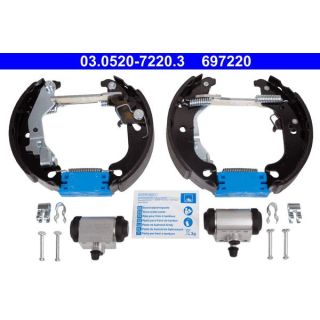 Stabdžių trinkelių komplektas ATE 03.0520-7220.3