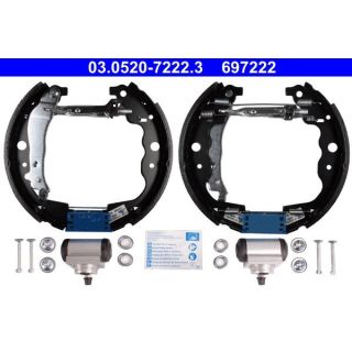 Stabdžių trinkelių komplektas ATE 03.0520-7222.3