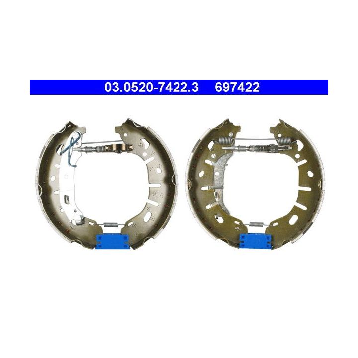 Stabdžių trinkelių komplektas ATE 03.0520-7422.3