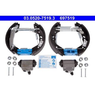 Stabdžių trinkelių komplektas ATE 03.0520-7519.3