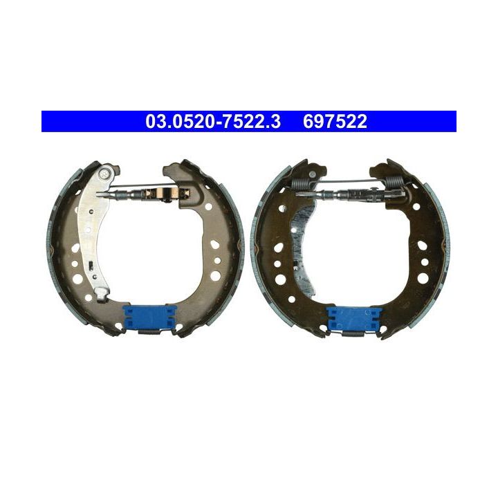 Stabdžių trinkelių komplektas ATE 03.0520-7522.3