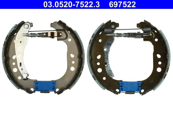 Stabdžių trinkelių komplektas ATE 03.0520-7522.3