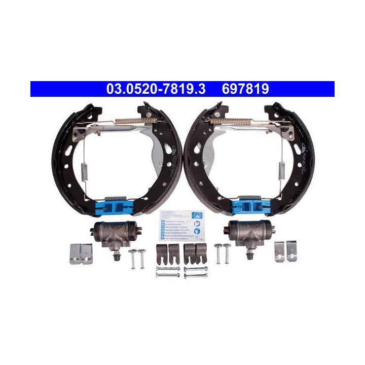 Stabdžių trinkelių komplektas ATE 03.0520-7819.3