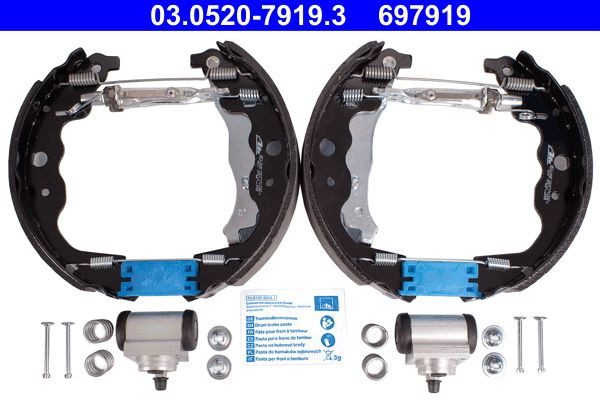 Stabdžių trinkelių komplektas ATE 03.0520-7919.3