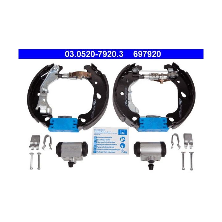 Stabdžių trinkelių komplektas ATE 03.0520-7920.3