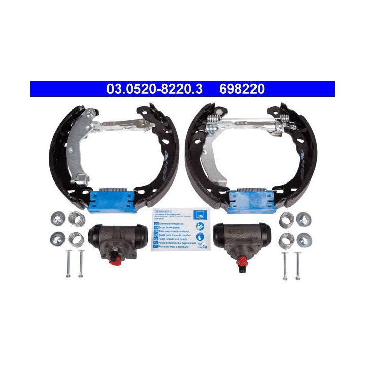 Stabdžių trinkelių komplektas ATE 03.0520-8220.3