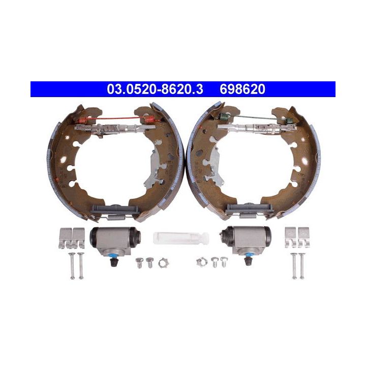 Stabdžių trinkelių komplektas ATE 03.0520-8620.3