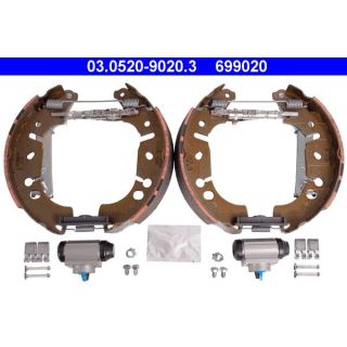 Stabdžių trinkelių komplektas ATE 03.0520-9020.3