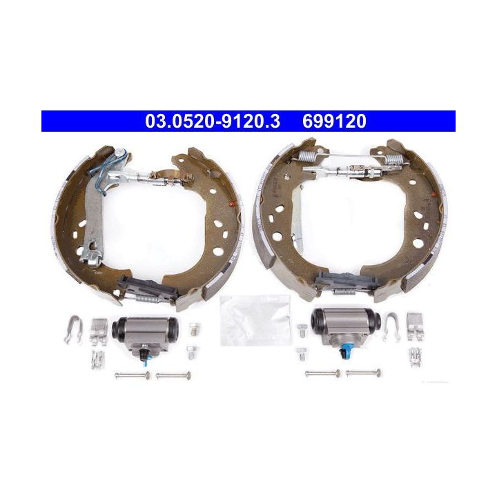Stabdžių trinkelių komplektas ATE 03.0520-9120.3