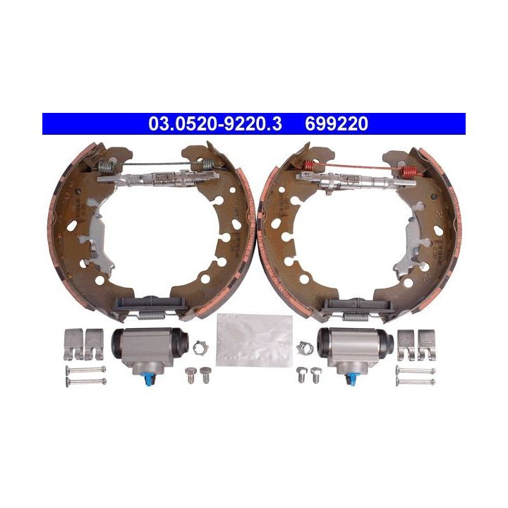 Stabdžių trinkelių komplektas ATE 03.0520-9220.3