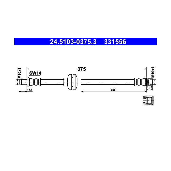 Stabdžių žarnelė ATE 24.5103-0375.3
