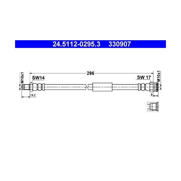 Stabdžių žarnelė ATE 24.5112-0295.3