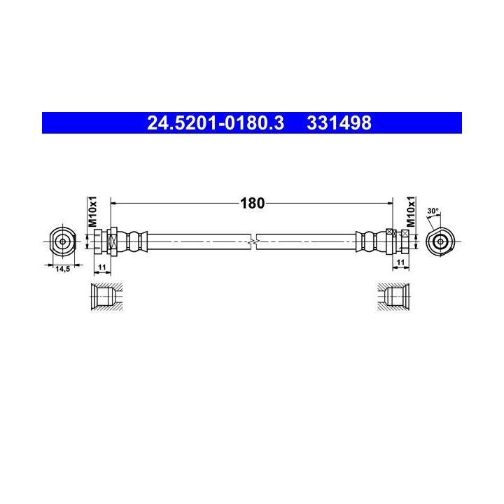 Stabdžių žarnelė ATE 24.5201-0180.3