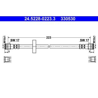 Stabdžių žarnelė ATE 24.5228-0223.3