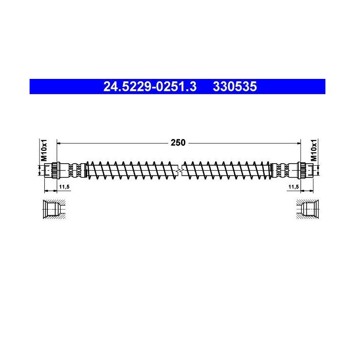 Stabdžių žarnelė ATE 24.5229-0251.3