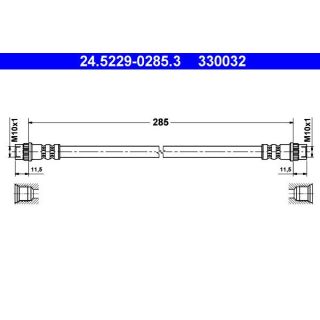 Stabdžių žarnelė ATE 24.5229-0285.3