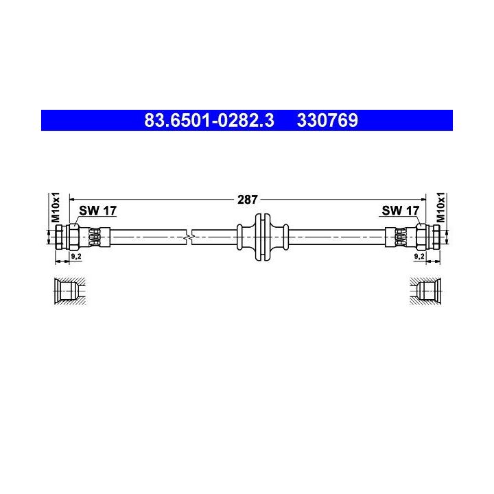 Stabdžių žarnelė ATE 83.6501-0282.3