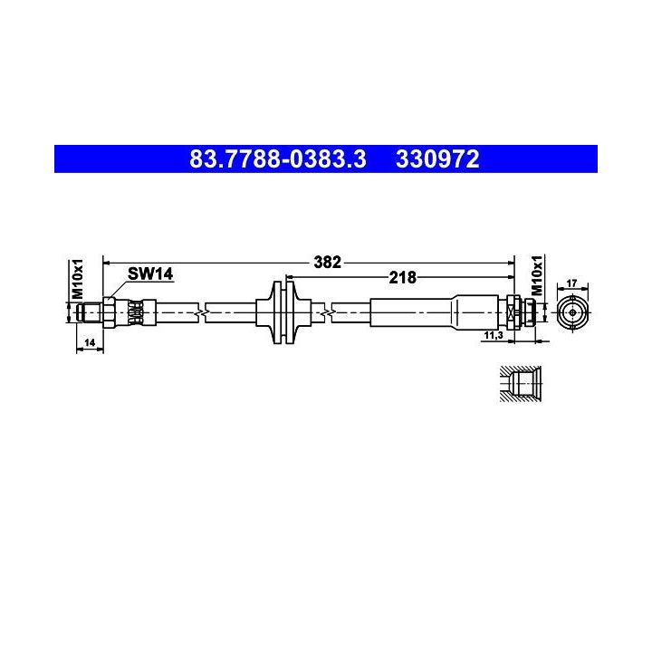 Stabdžių žarnelė ATE 83.7788-0383.3