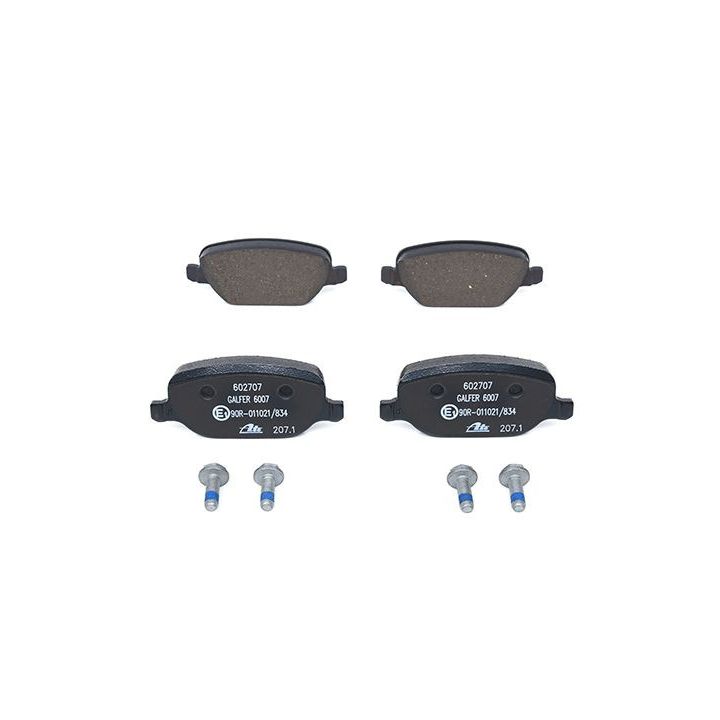 Stabdžių trinkelių rinkinys, diskinis stabdys ATE 13.0460-2707.2