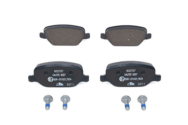 Stabdžių trinkelių rinkinys, diskinis stabdys ATE 13.0460-2707.2