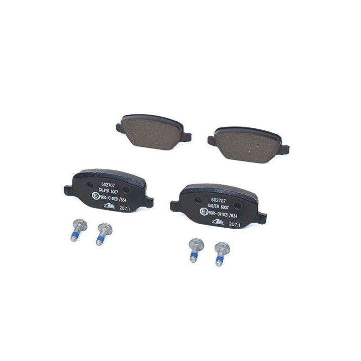 Stabdžių trinkelių rinkinys, diskinis stabdys ATE 13.0460-2707.2