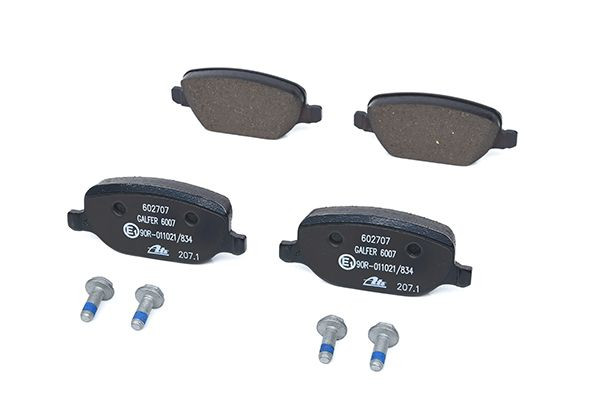 Stabdžių trinkelių rinkinys, diskinis stabdys ATE 13.0460-2707.2