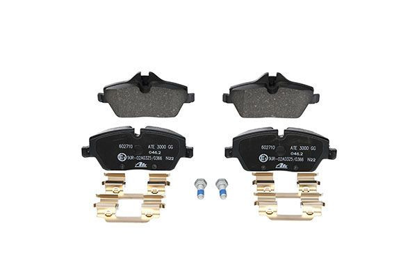 Stabdžių trinkelių rinkinys, diskinis stabdys ATE 13.0460-2710.2