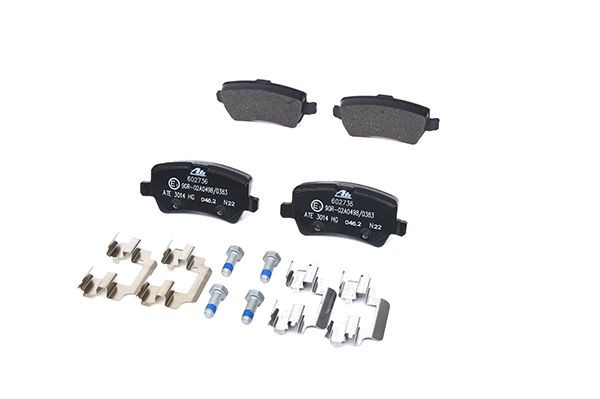 Stabdžių trinkelių rinkinys, diskinis stabdys ATE 13.0460-2736.2