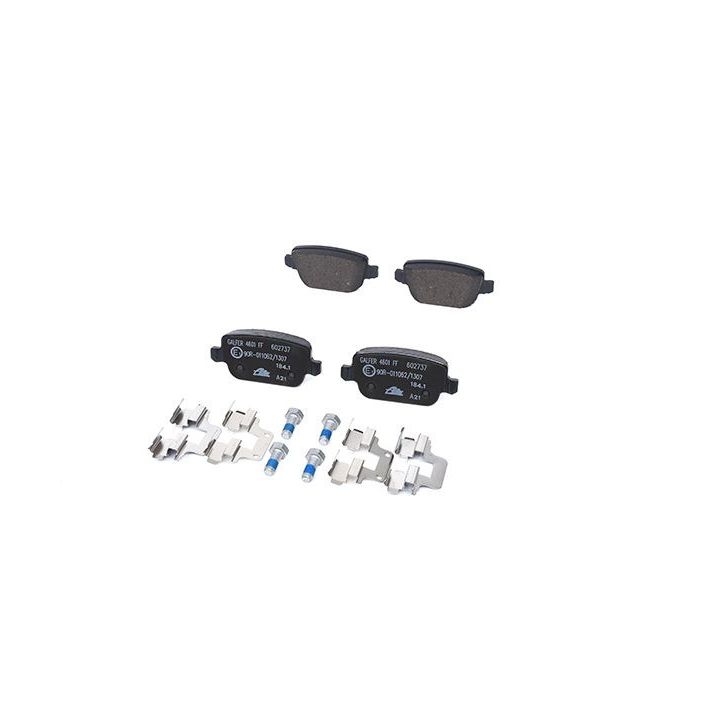 Stabdžių trinkelių rinkinys, diskinis stabdys ATE 13.0460-2737.2