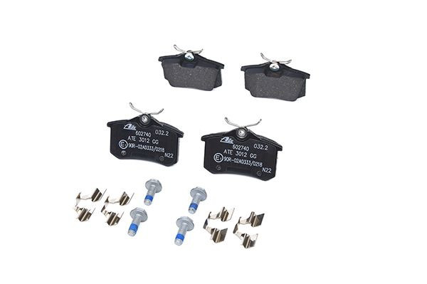 Stabdžių trinkelių rinkinys, diskinis stabdys ATE 13.0460-2740.2