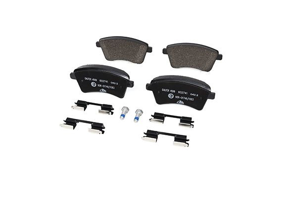 Stabdžių trinkelių rinkinys, diskinis stabdys ATE 13.0460-2741.2