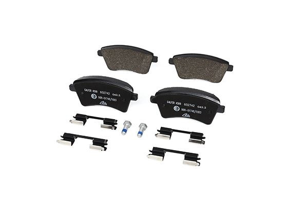 Stabdžių trinkelių rinkinys, diskinis stabdys ATE 13.0460-2742.2