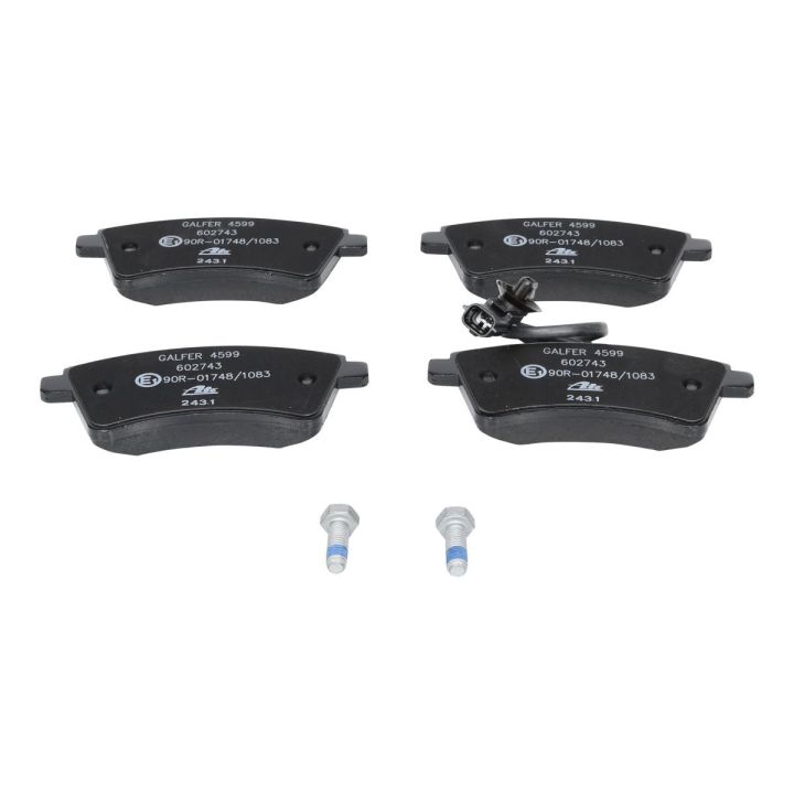 Stabdžių trinkelių rinkinys, diskinis stabdys ATE 13.0460-2743.2