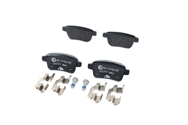 Stabdžių trinkelių rinkinys, diskinis stabdys ATE 13.0460-2744.2