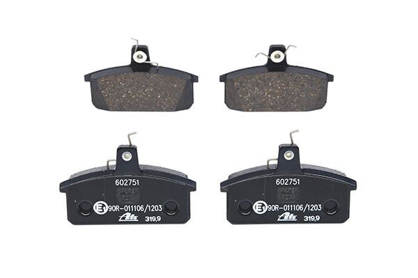 Stabdžių trinkelių rinkinys, diskinis stabdys ATE 13.0460-2751.2